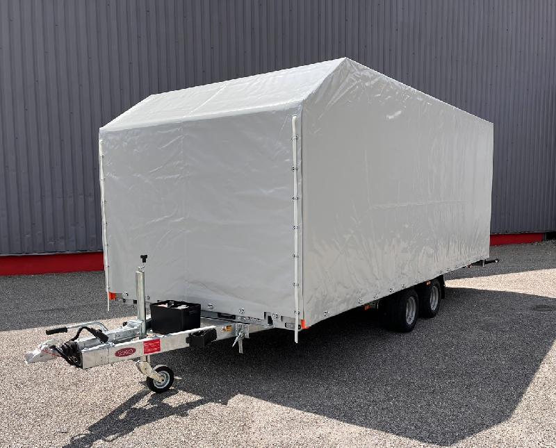 Remorque porte voiture-plateau - 4,00 X 2,10 M, 2700 KG - TA-NO GRAVITY 27.40 PLANCHER_1