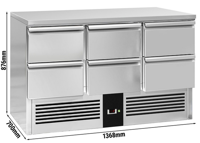 Table réfrigérée positive 6 tiroirs_1