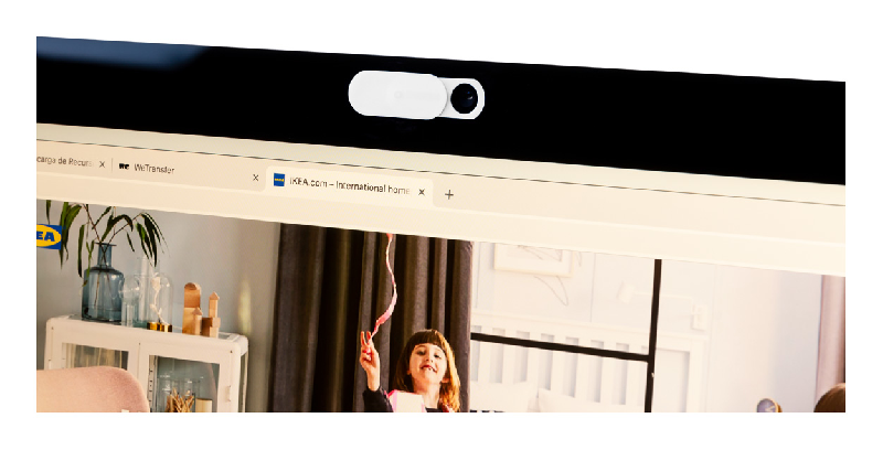 Cache webcam antibactérien - plastique adhésif - norme ISO 22196_1