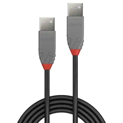 LINDY 1m usb 2.0 type a cable anthra line usb type a_1