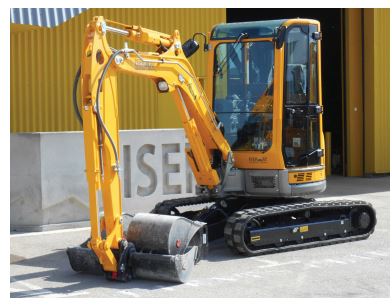 Mini-pelle à chenilles compacte 4T - ViO38-6, profondeur de fouille 3530 mm, idéale pour travaux de terrassement - Disponible en location_1