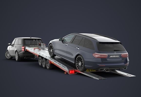 Remorque porte-voiture ouverte pour logistique automobile - 3 roues - T TRANSPORTER  231-5021-35-3-10_1