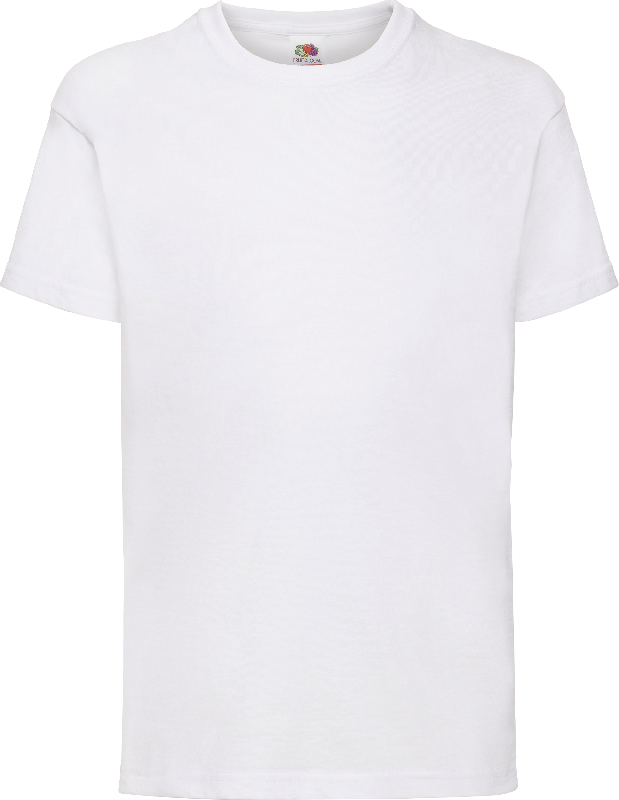 T-shirt enfant Valueweight (61-033-0) - Réf: SC221B - Fruit of the Loom - 100% coton - Taille 14/15 ans - Couleur White_1