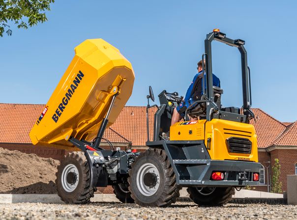 Tombereau C805s - compact et performant pour chantiers urbains, charge utile 4,5 tonnes - Bergmann_1