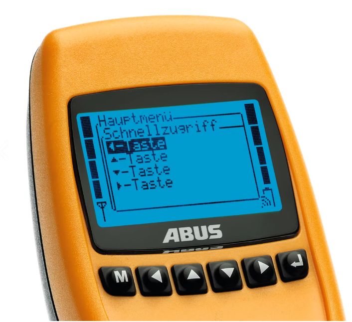 Télécommande radio industrielle ABURemote - résistante aux interférences - joystick ou bouton - pour ponts roulants multi-utilisateurs_1