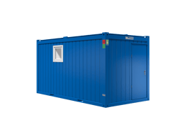 Conteneur WC écologique avec fonctionnement à l'eau