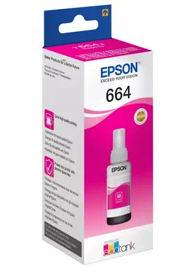 Epson 664 Ecotank Magenta ink bottle_1