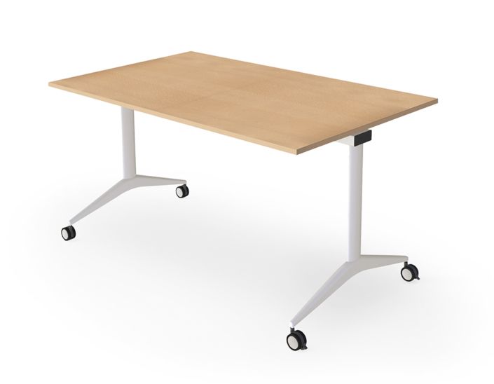 Table modulable, pratique  et esthétique, avec plateau rabattable, idéale pour vos espaces d'apprentissage_2