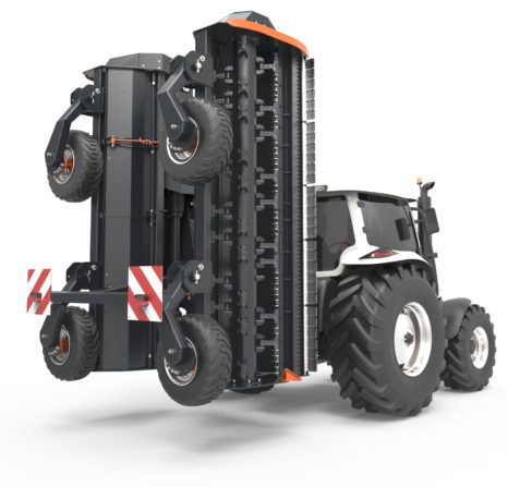 Machine polyvalente pour broyage de chaumes et résidus