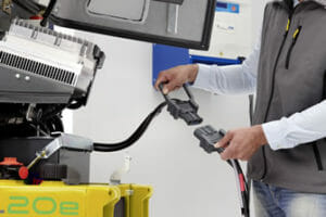 Chargeuse sur pneus WL20E - 100% électrique, sans émission, autonomie jusqu'à 5 heures_1