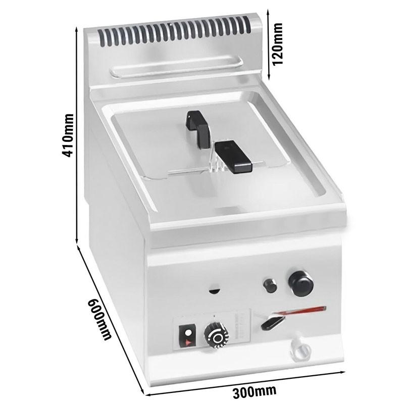 Friteuse à gaz professionnelle 8 litres à poser_1