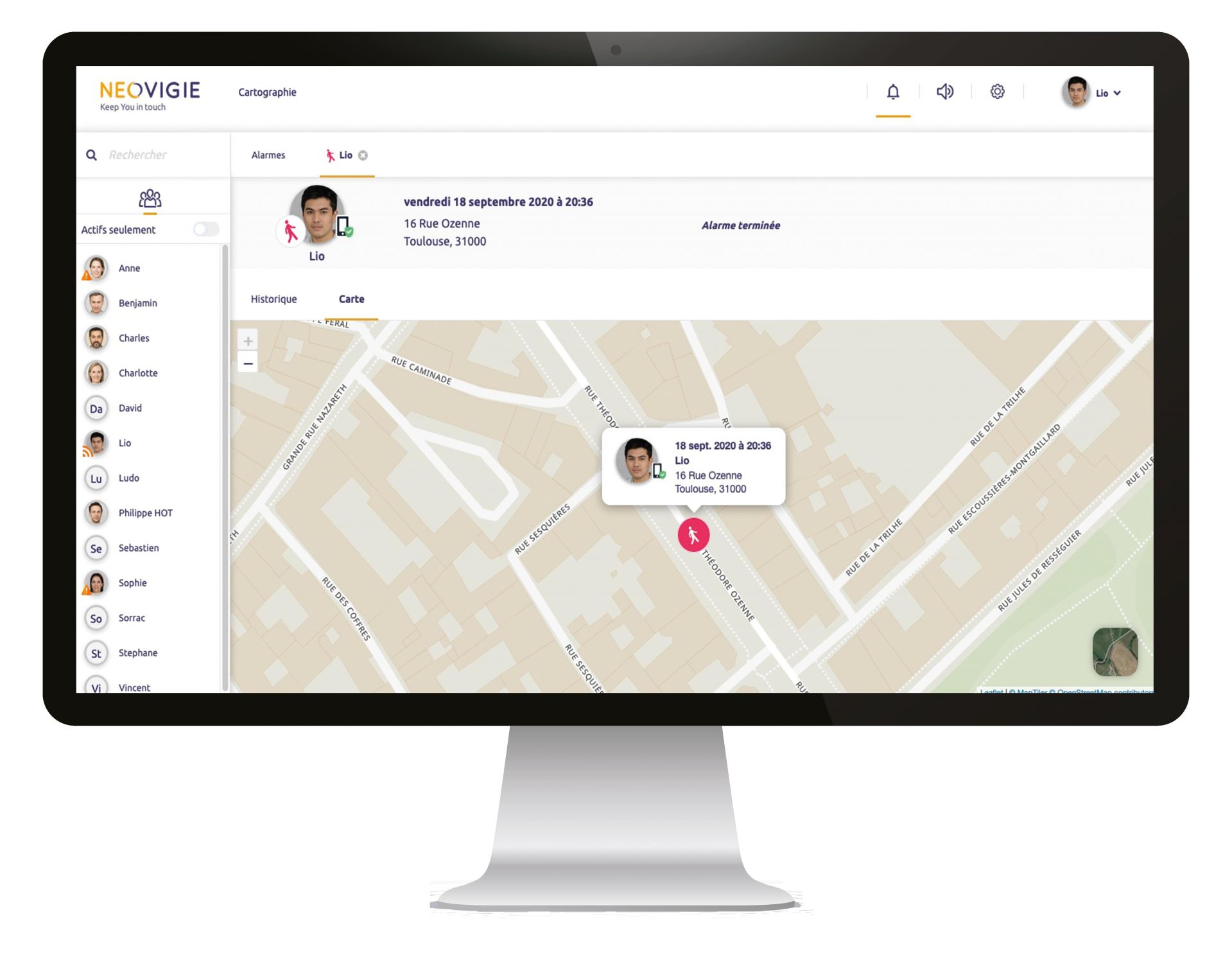 Plateforme de gestion d'alerte pti_1
