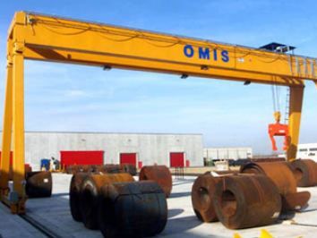 Pont roulant spécial OMIS - portique monopoutre et bipoutre - capacité jusqu'à 40 tonnes_1
