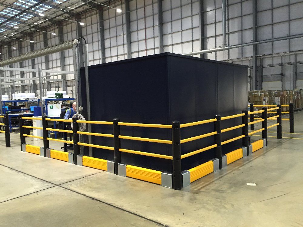 Combi barrières et bastaings antichocs - Protection modulaire pour entrepôts et zones industrielles_1