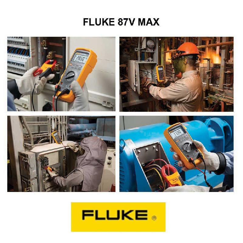 FLUKE-87V-MAX - Multimètre numérique portable TRMS AC, 20 000 points, IP67, robuste et précis_1