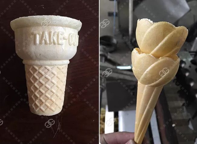 Machine automatique de cornet de crème glacée - Henan Gelgoog - capacité 2500-3000 pcs/h - modèle GG60F - certification CE_1