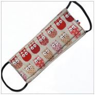 Mask1p-chouette-beige - masque en tissu - VDM - triple épaisseurs - 100% coton - lavable à 60°C_1