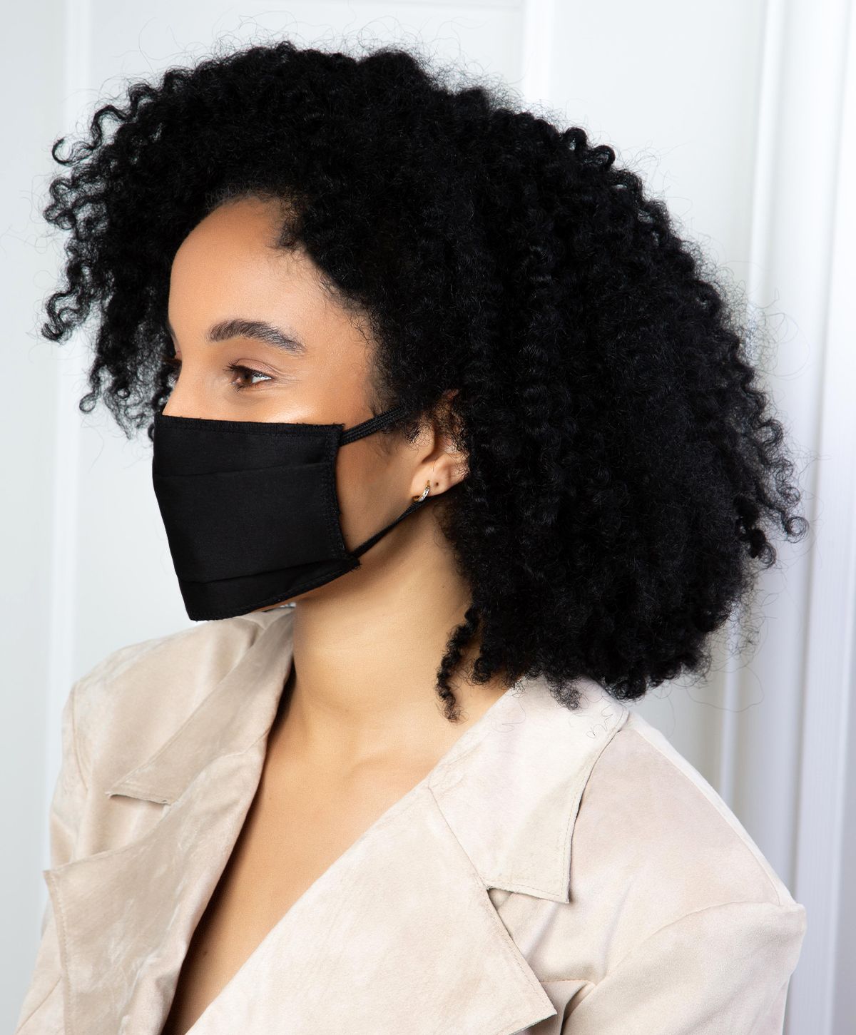 Masque lavable catégorie 1 AFNOR S76-001 - noir - certifié IFTH et DGA - Made in France_1