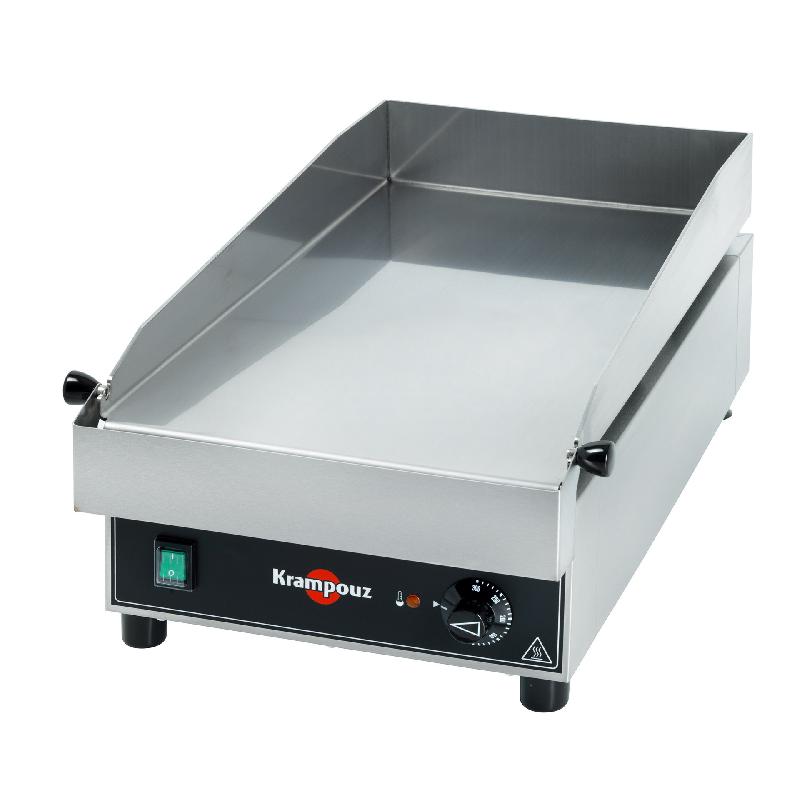 Plancha électrique inox professionnelle 34x64cm Krampouz_1