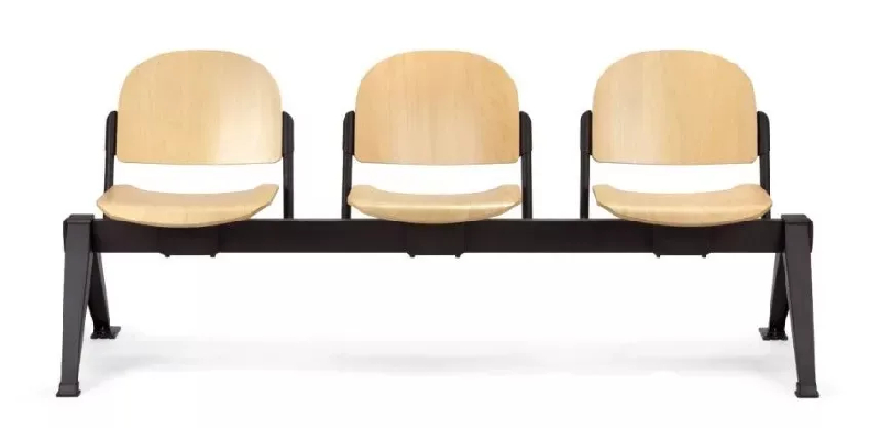 Poutre accueil visiteurs sièges rabattables So Modugno - 2 places, Piètement Type C_1