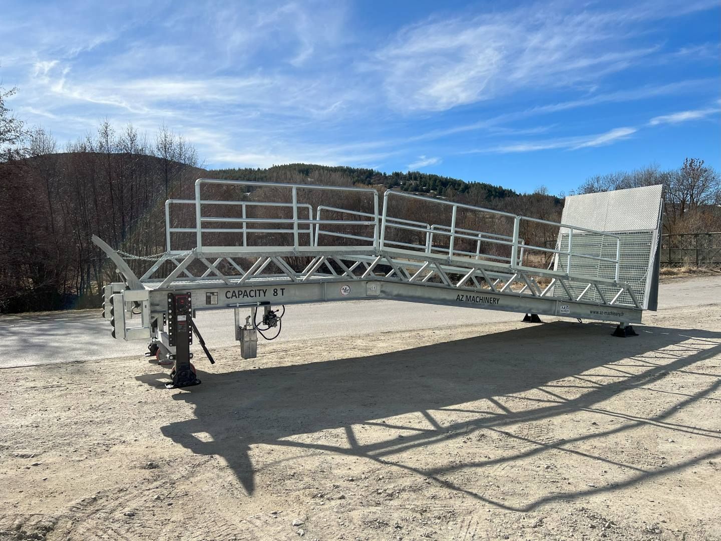 Rampe mobile galvanisée AZ Ramp Star - Résistante aux environnements extérieurs difficiles - Capacité de 8T à 20T_1