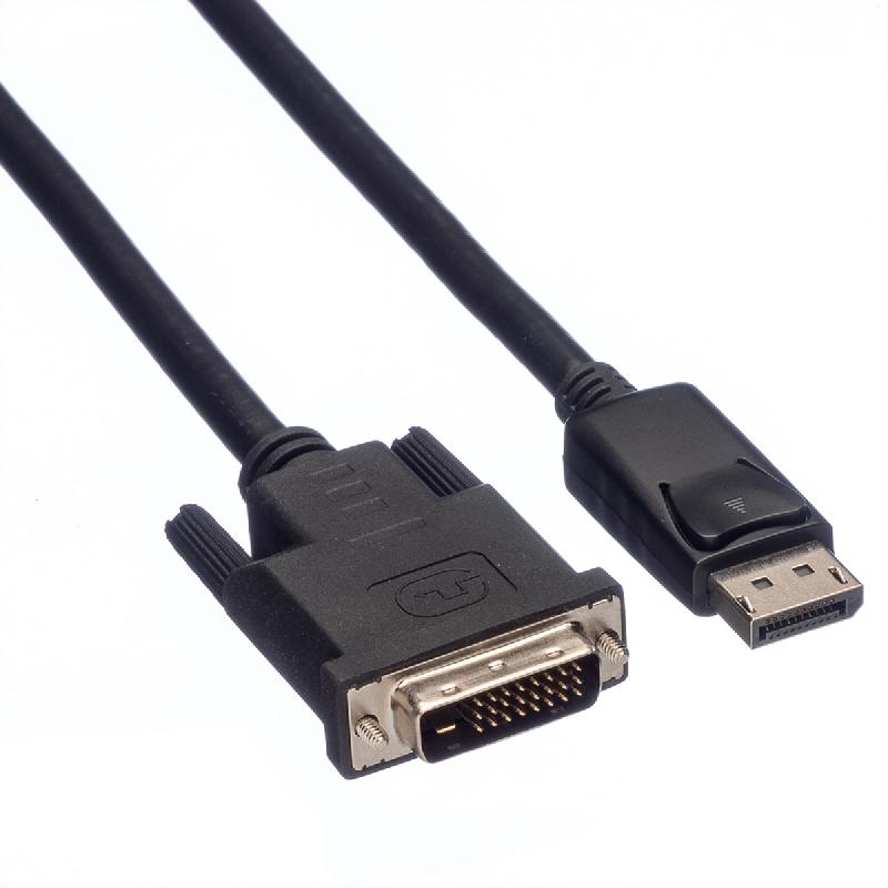 Roline câble displayport dp m - dvi m, lsoh, noir, 2 m_1