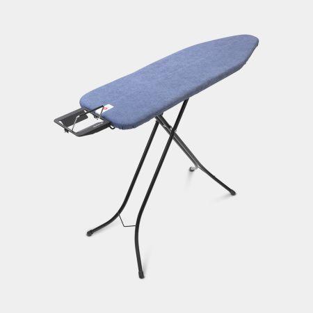 Table à repasser taille B -124 x 38 cm, pour fer vapeur - Denim Blue UGS134265 EAN8710755134265_1