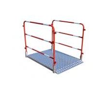 Barrières de chantier - Passerelle de tranchée Haemmerlin - Charge maxi 200kg - Plancher anti-dérapant aluminium_1