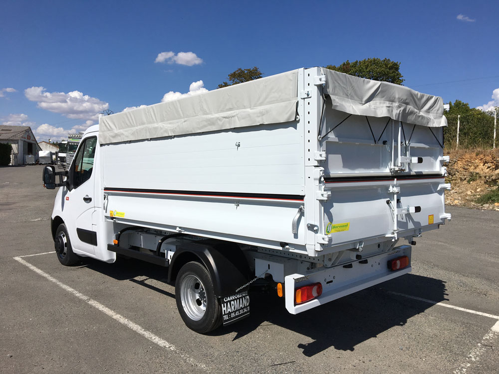 Benne pour véhicule utilitaire léger - PTAC < 3500kg - Longueur de 1m80 à 4m50 - HPC_1