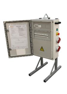 Mcpatcx512 - Armoire électrique de chantier 63A en polyester - Fil incandescent 960°C/V0 - H2MC_1
