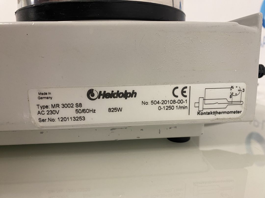 Agitateur magnétique chauffant d'occasion pour laboratoire mr3002 heidolph - p2301-2067_2