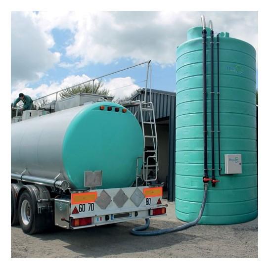 Cuve double paroi 25000L PREMIUM - SECURITANK 25 Premium - avec rétention en polyéthylène et armoire électrique_1