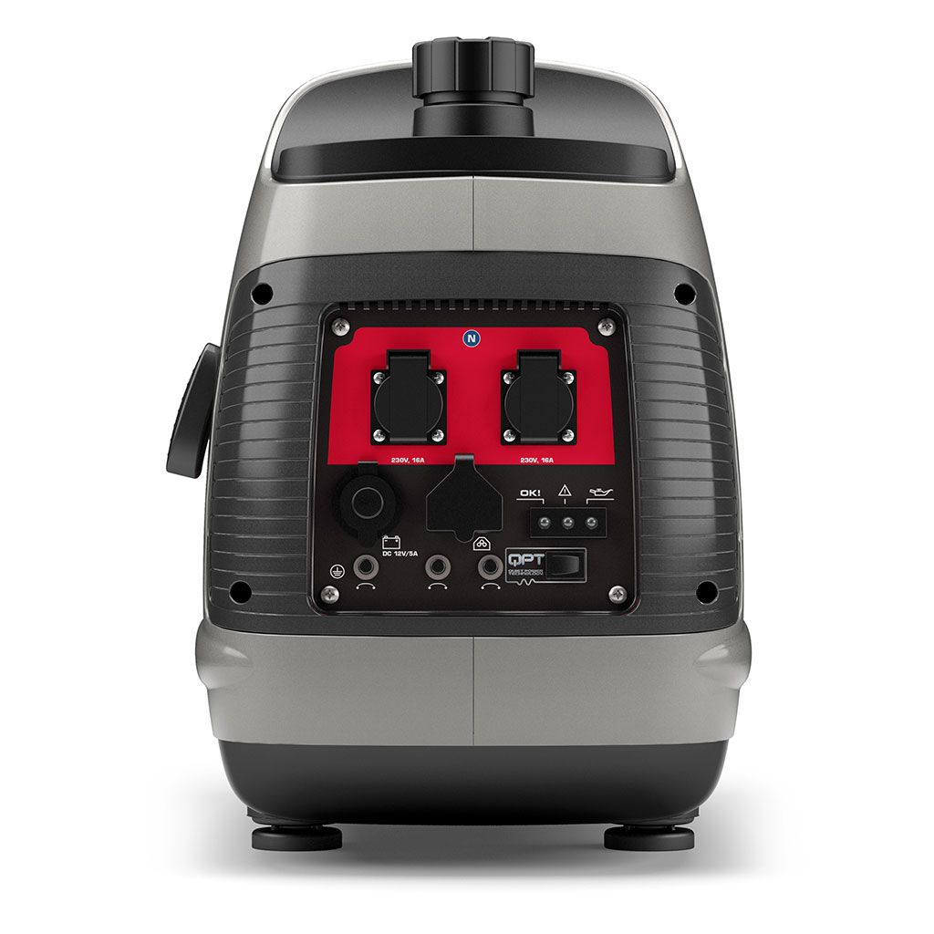 Générateur électrique compact avec 2 prises 230V, 1 prise 12V CC et 1 port USB