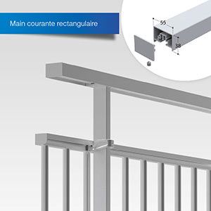 Panorama - garde-corps - dani alu - a remplissage décoratif filant pour toiture terrasse accessible et balcon_1