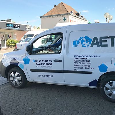 Standard - marquage véhicule ID Graphique - pour petit utilitaire - création, fabrication et pose sur 3/4 faces_1