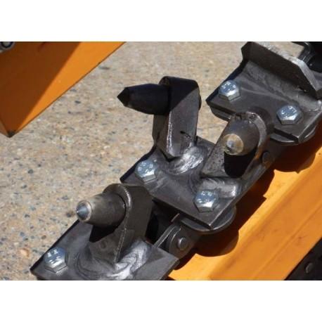 TRANCHEUSE DE SOL THERMIQUE À CHAINES LUMAG GF800 – 60CM 15CV - AUTONOME TRANCHÉES TERRE_1