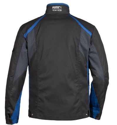 Veste Stretch PUMA - 63% Polyester, 34% Coton, 3% Elasthanne - 245g - Anthracite/Bleu - PCV11-XS - Puma Work Wear_1