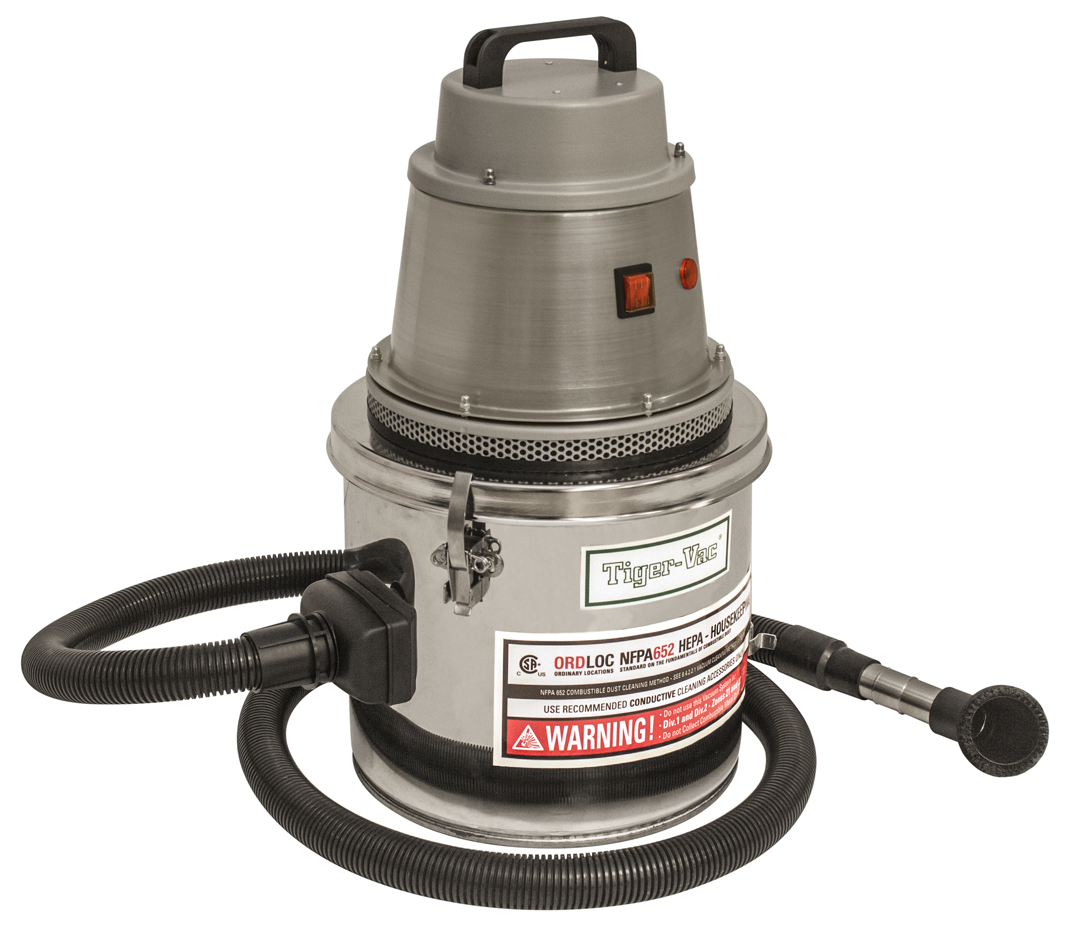 Aspirateur industriel 2d-1 (pcs-wm) HEPA Ordloc Series - récupération sécuritaire des poussières combustibles en zones non explosives_1