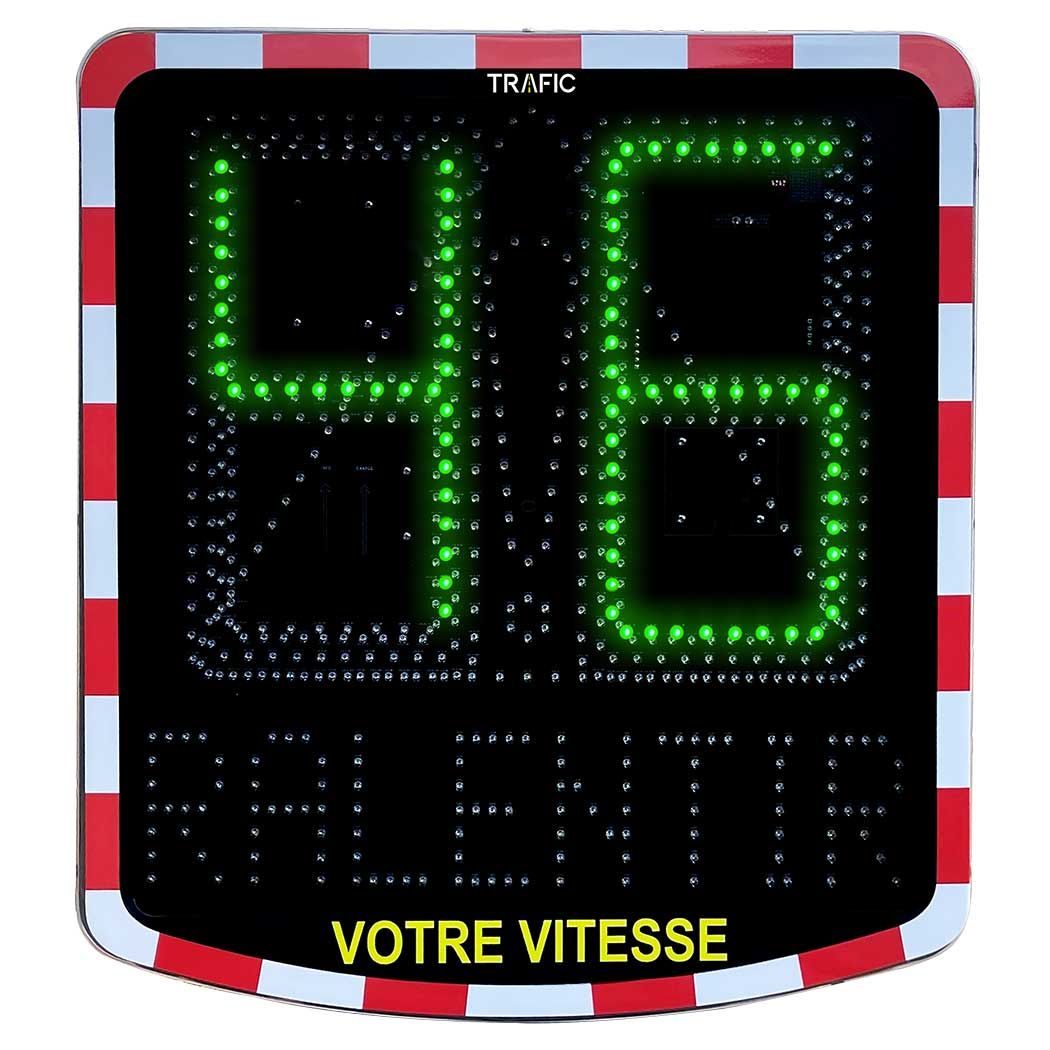 Radar pédagogique à alimentation solaire - LED très puissantes - Affichage RALENTIR - Fabriqué en France_1