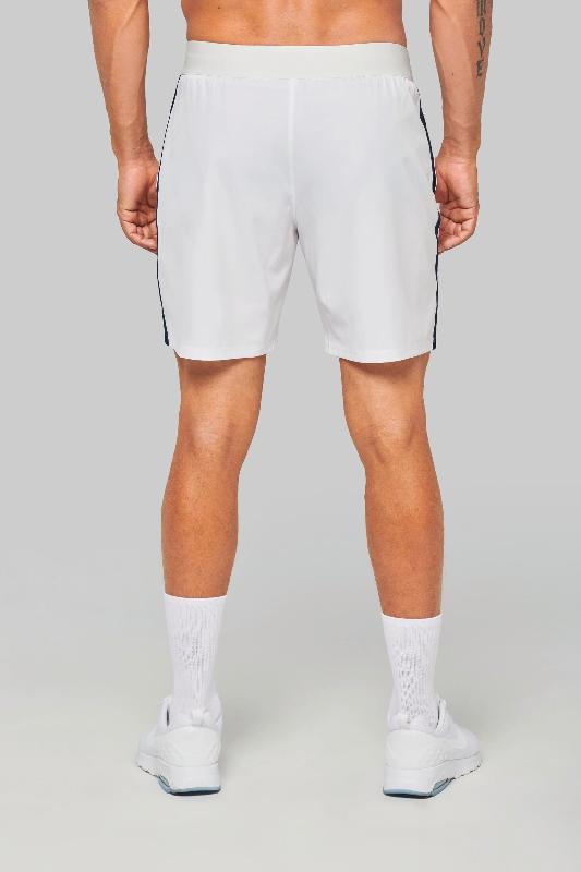 Short de padel bicolore homme - Réf: PA1030 - Ultra confortable avec ceinture élastiquée et plusieurs tailles/couleurs_1