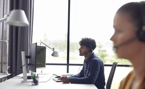 Micro-casque Poly EncorePro 310 monaural avec fonction Quick Disconnect TAA_1