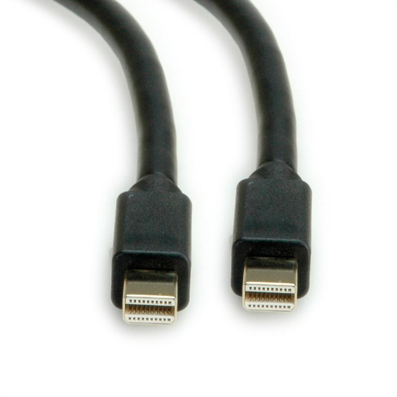 ROLINE Câble Mini DisplayPort v1.4, mDP M - mDP M, noir, 1 m_1