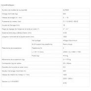 ZLP800 - Nacelle suspendue HAOKE - Capacité 800kg - Puissance moteur 2x1.8kW - Plateforme 7,5m_1
