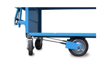 Chariot multifonctions à plateaux - 3 étagères bordées - Capacité 200 kg - Pour entrepôts, bibliothèques et archives_1