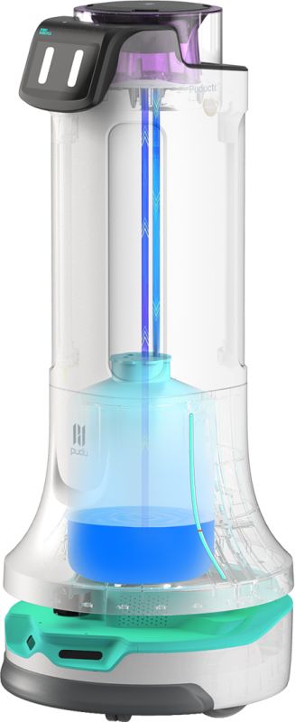 Puductor 2 - Pudu Robotics - Robot de service avec désinfection UV-C et brume sèche - 60 kg - Réservoir 15 L_1