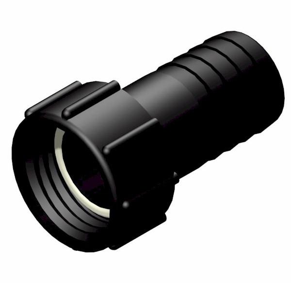 Raccord annelé - Droit - avec écrou tournant - F 2