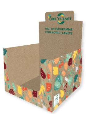 Sac cabas réutilisable - 100% polyester recyclé - format compact avec poche intégrée_1