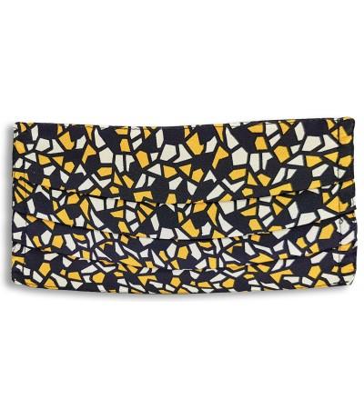 Masque en soie imprimée éclat - doublé coton - 9x18 cm - 3 plis - Réf. 30273.01.1_1