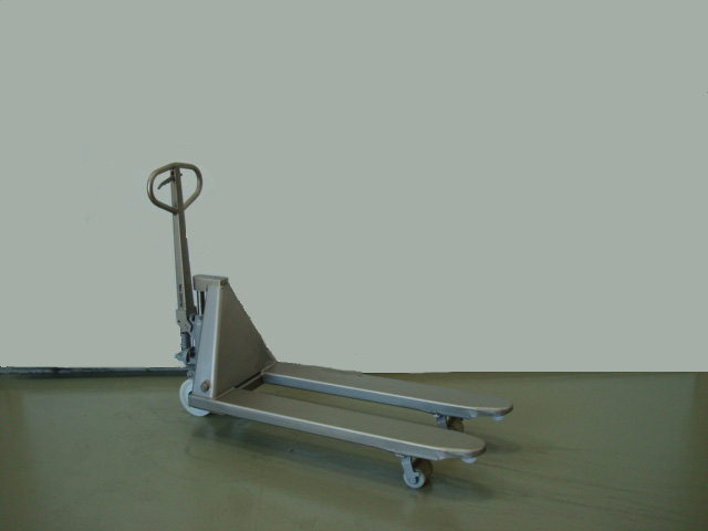 Transpalette manuel 100% INOX 449 S - anticorrosion pour industries agroalimentaires et pharmaceutiques_1
