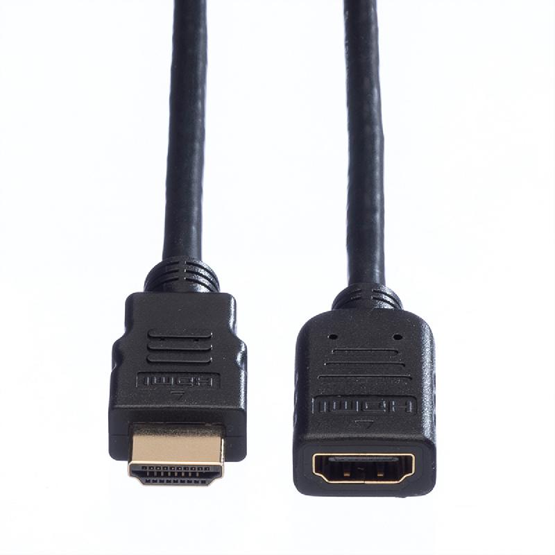 VALUE Câble HDMI High Speed avec Ethernet M/F, 2 m_1